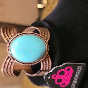 Bracelet turquoise and Cooper